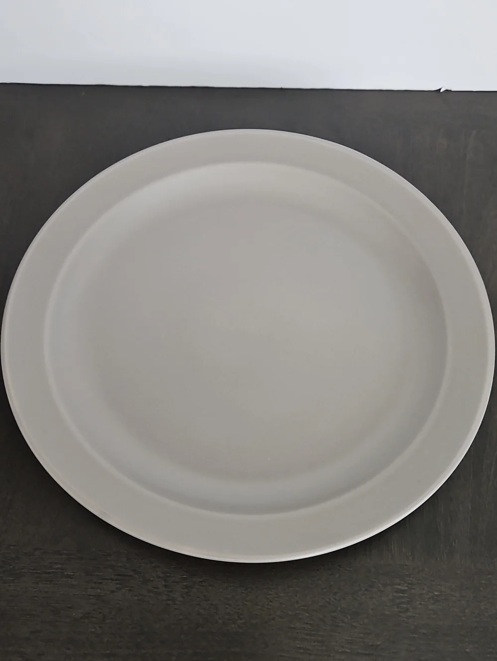 Crate&Barrel Paige Gray Stoneware 11